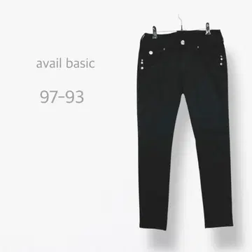 [ avail basic ] 스트레치 스키니 팬츠 빈티지 가공 바이커