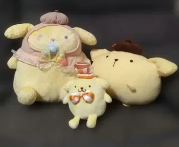 산리오 폼폼푸딩 슈가 파티 BIG 봉제 인형 외 3점 묶음 판매