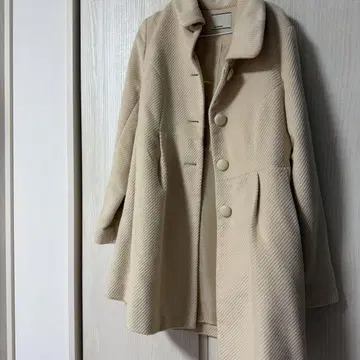 OLIVE des OLIVE 베이지 A라인 코트