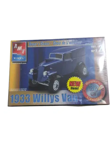 새상품 1/25 스케일 1933 Willys Van 프라모델 키트