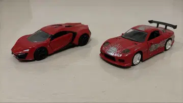 와일드 스피드 미니카 라이칸 & RX-7