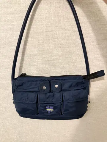 Marc Jacobs Heaven 네이비 나일론 숄더백