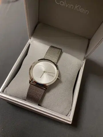 Calvin Klein CK 손목시계 메쉬 밴딩