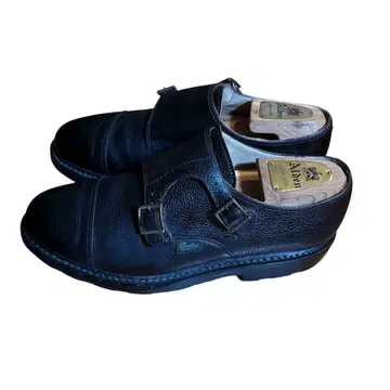 파라부트 주름 가죽 그레인 블랙 UK8 PARABOOT WILLIAM