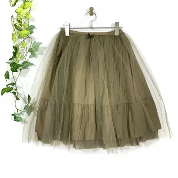 빌리티스 디세탕 튤 캉캉 스커트 36 브라운 브라운