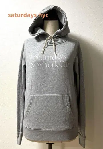 Saturdays New York City 그레이 후드티