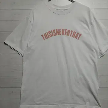 thisisneverthat 네바자 화이트 T셔츠 S