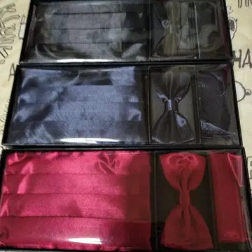 카머밴드, 나비 넥타이, 포켓 치프,