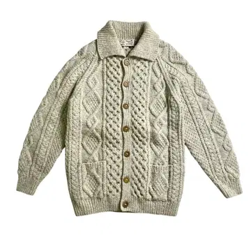 Athena Designs 아테나 디자인/아란 니트 가디건 베이지