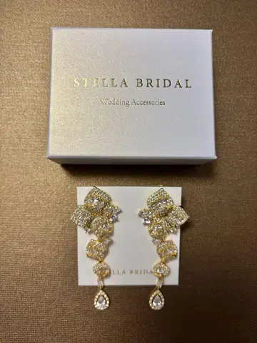 STELLA BRIDAL 골드 귀찌