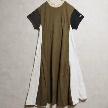 Champion x BEAMS BOY 숏 슬리브 A 라인 원피스