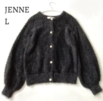JENNE 젠느 소프트 모헤어 터치 가디건 펄 버튼 사이즈 L