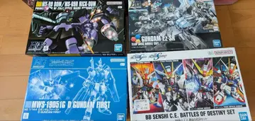 HG SD 건담 프라모델 4종 세트