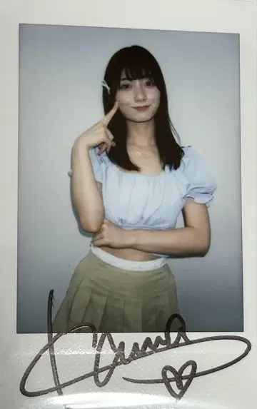 세토 카나 친필 사인 폴라로이드 폴라로이드 이벤트 이벤트 폴라로이드1