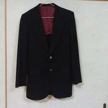남성용 블랙 테일러 Y6 자켓 블레이저 모 100%