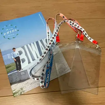 와타SHIGA 빛나는 국스포 장스포 스트랩 투명 케이스 시가리즘