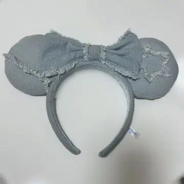 디즈니 미니 머리띠 데님 라이트 블루