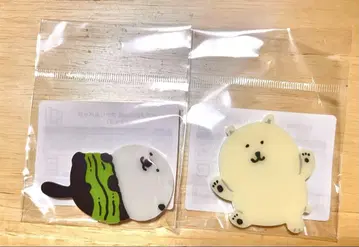 나가노 수족관 아크릴 배지 랏코, 북극곰 2개 세트