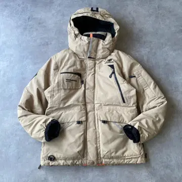 뉴발란스 다운 자켓 마운틴 파카 L 베이지 15548