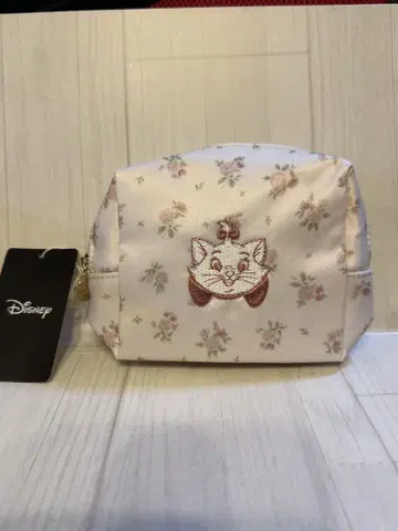 메종 드 플뢰르 Disney Marie/플라워 프린트 파우치