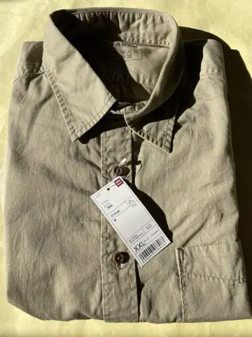 미사용 새상품 UNIQLO XXL 트윌 셔츠