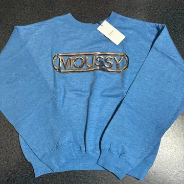 MOUSSY  로고 프린트 속기모 트레이닝복