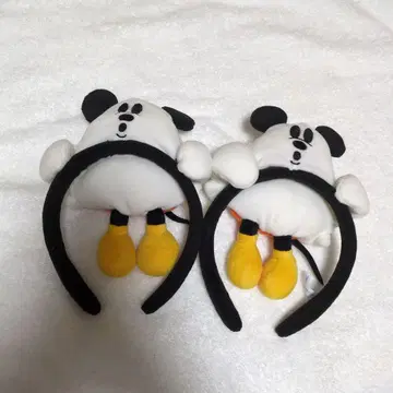 디즈니 할로윈 한정판 미키 유령 머리띠 2개 세트