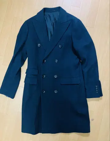 SUIT SELECT 다크 블루 체스터 코트 L 사이즈