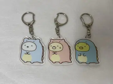 스미코구라시 아크릴 키링 시로쿠마 고양이 펭귄?