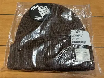 CRAB GRAB 니트 모자 브라운 스노우보드 비니