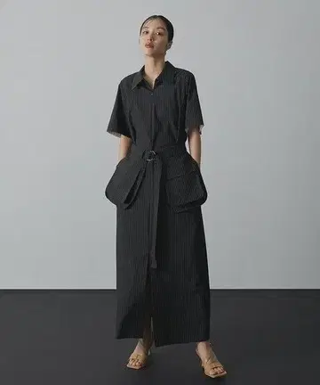 유나이티드 도쿄 카고 벨트 셔츠 원피스 완판템