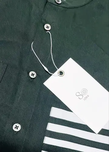 후쿠야마야 스탠드 카라 셔츠 블랙 S 사이즈