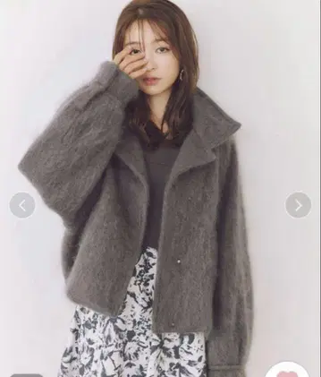 미사용 새상품 스나이델 샤기 미들 블루종 사이즈 0