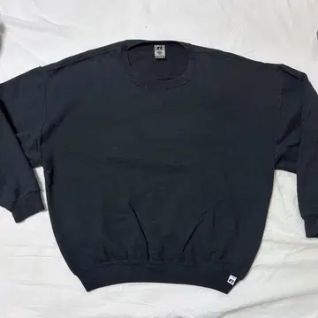 러셀 무지 맨투맨 트레이닝복 블랙 XL