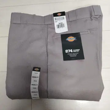 DICKIES 874 워크 팬츠 디키즈 새상품 34 x 30 실버 sv