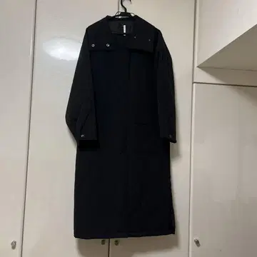 레킵 퀼팅 롱 코트