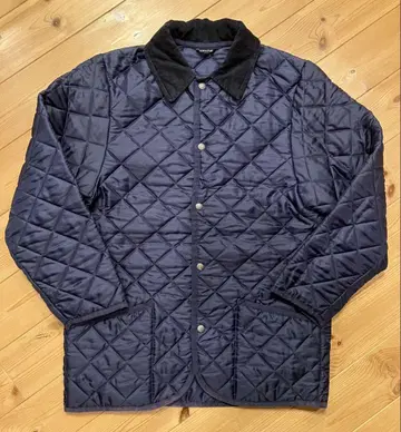 MACKINTOSH 네이비 퀼팅 자켓 38 M 라벤햄