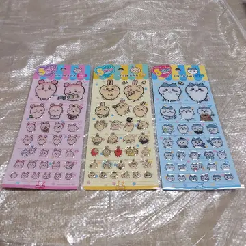 치이카와 씰 한국 한정판 토끼 하치와레 카니짱