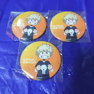 히로아카 바쿠고 카츠키 유년기 캔뱃지 3개