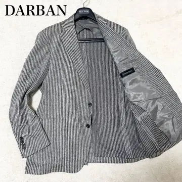 새상품급 더반 DARBAN 테일러드 자켓 언라이닝 자켓 직조 무늬