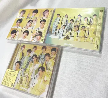 Snow Man HELLO HELLO CD 3장 세트