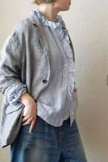 저널 스탠다드 랙스 린넨 젠틀 자켓