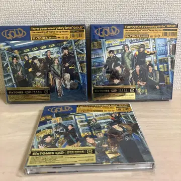 SixTONES GOLD 앨범 3가지 형태 세트 DVD 스톤즈