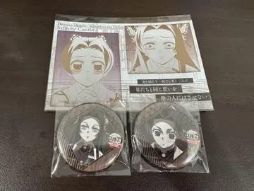 귀멸의 칼날 다이닝 메탈릭 엽서 캔뱃지 코쵸우 카나에 코쵸우 시노부