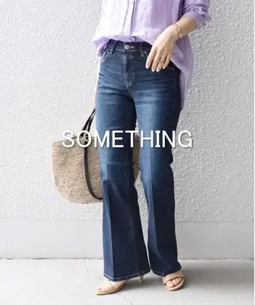 SOMETHING LISA 플레어 데님