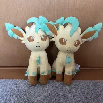 [ Pokemon ] 포켓몬 리프아 봉제 인형 2체 세트