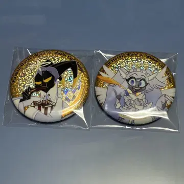 아담 에밀리 해즈빈 호텔에 오신 것을 환영합니다 애니카페 글리터 캔뱃지