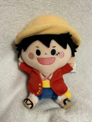 원피스 무기와라 스토어 만세 봉제 인형 키링 루피