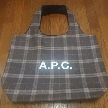 새상품 APC ninon 체크 토트백