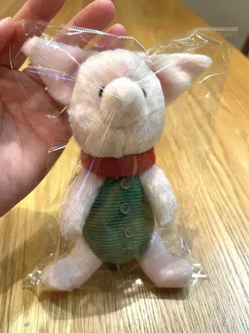 디즈니 푸와 어른이 된 나 피글렛 봉제 인형 t-arts